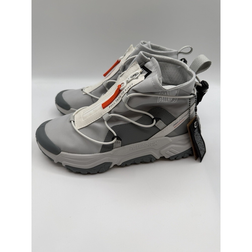 Palladium Off-Grid Hi Zip WP+ Boots, Women's 6.5,EU37.5,Glacier Gray,Waterproof - Picture 5 of 15